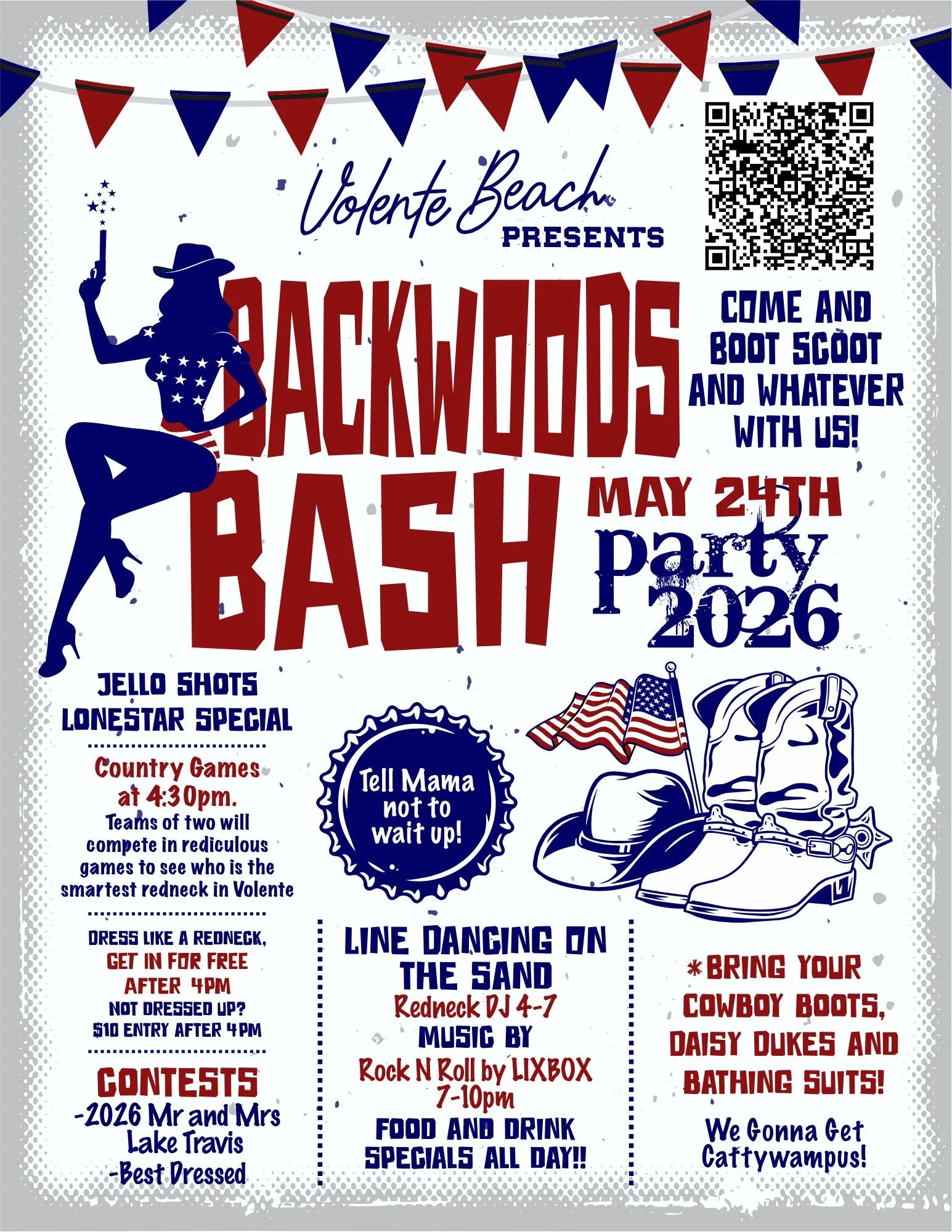 Backwoods Beach Bash - Country Meets Rock