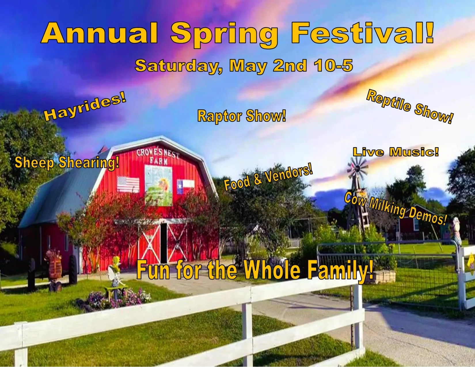 Crowe's Nest Farm Spring Festival