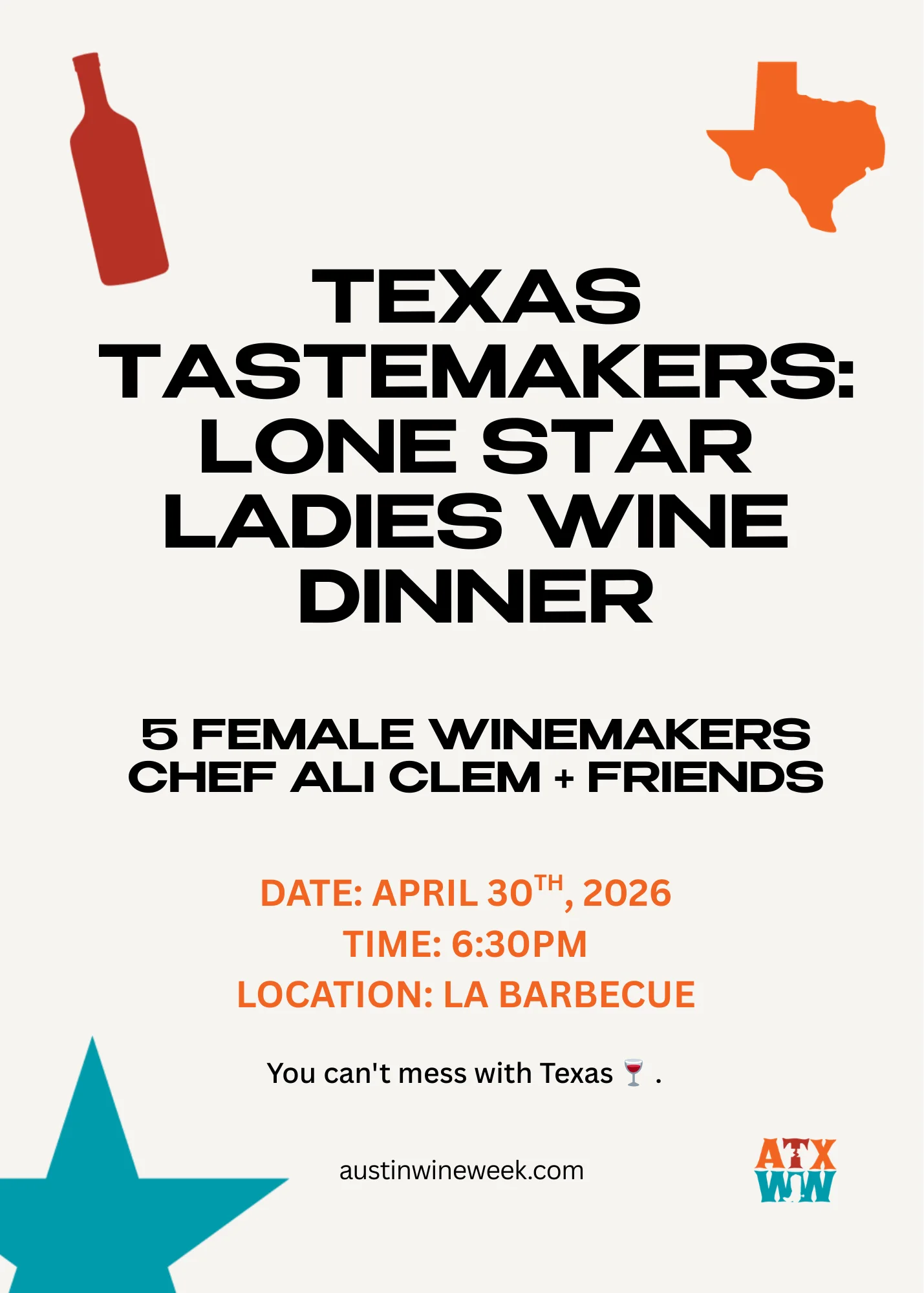 Texas Tastemakers: Lone Star Ladies Wine Dinner