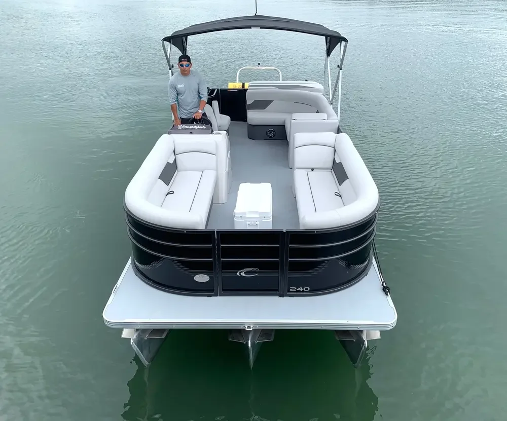 Lake Travis 12 Passenger Pontoon Boat by ATX Party Boats on Lake Travis photo 2