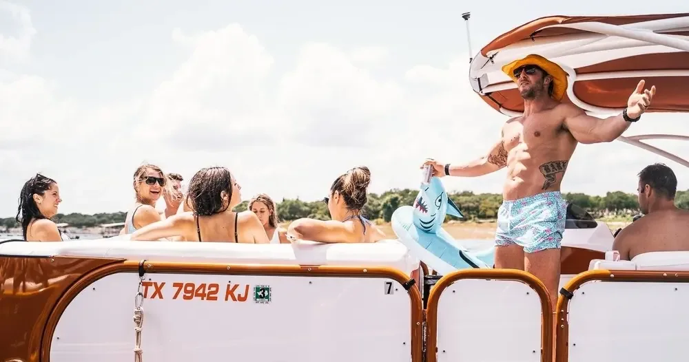 Lake Travis 13 Passenger Luxury Pontoon by Float On on Lake Travis photo 1