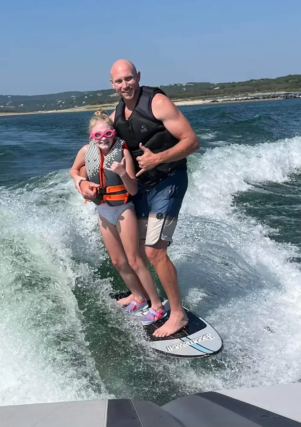 Lake Austin Axis Surf Boat with Captain by Captain Verde's Party Boats on Lake Austin photo 3