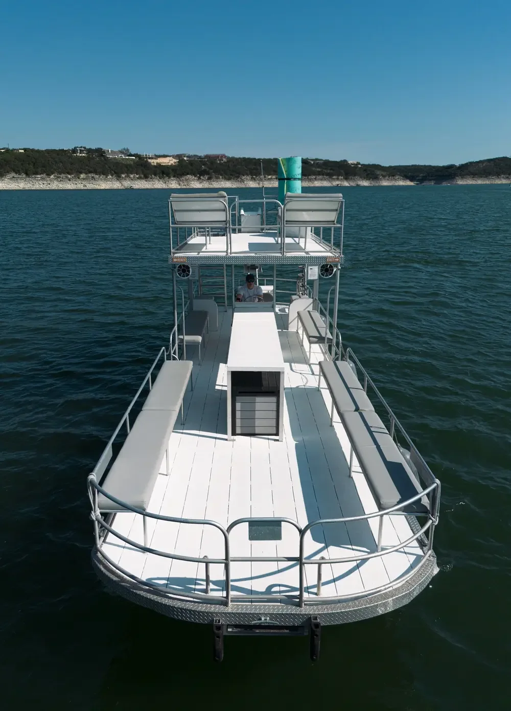 Lake Travis "Party Barge" - Captain Included - 25 Passengers - Double Decker w/Slide by Centex Boat Rentals on Lake Travis photo 2