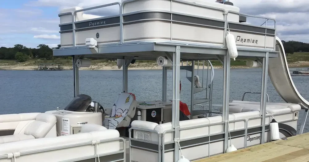 Lake Travis - Rambunctious - 17 Passengers - Double Decker w/Slide - Captained by Good Time Austin on Lake Travis photo 1