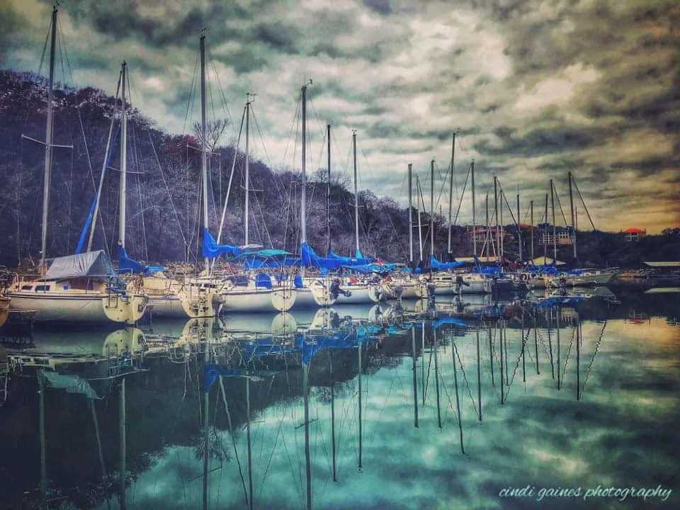 Commander’s Point Yacht Basin Marina in Austin, Texas