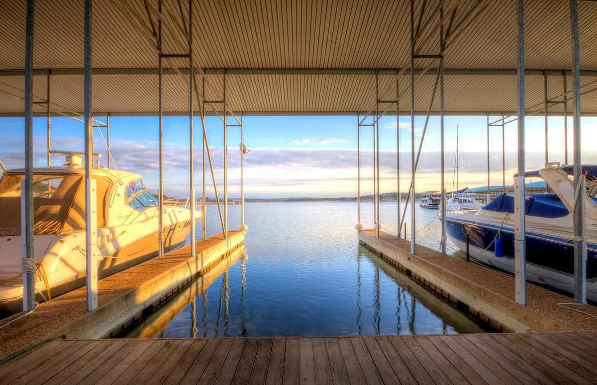 Lake Travis Marina in Austin, Texas